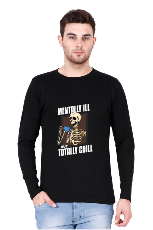 Skull Tshirt: long sleeve cotton